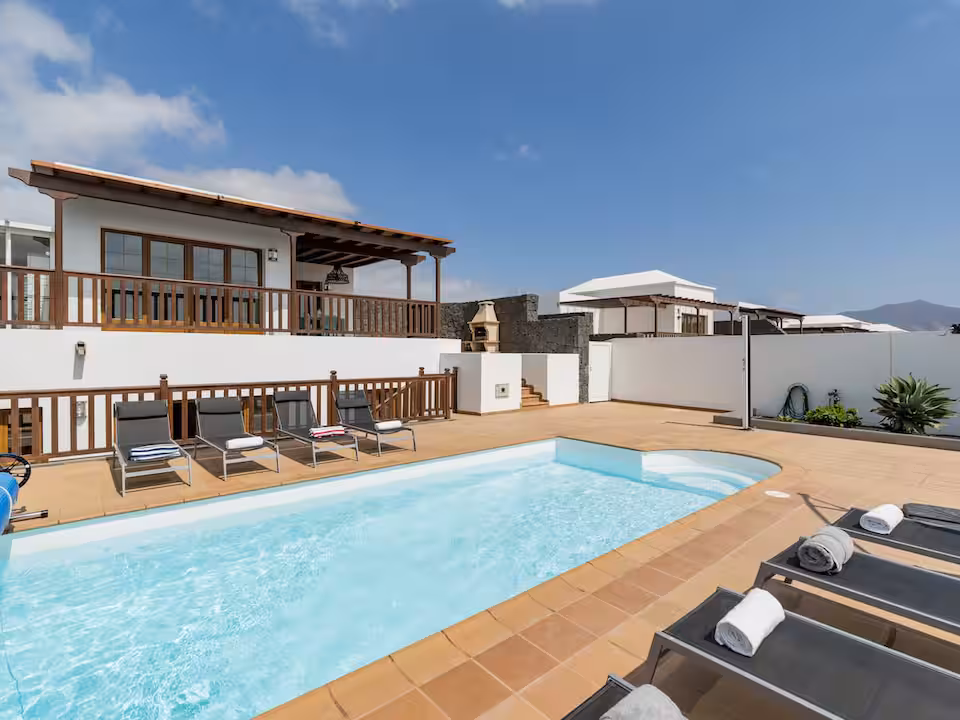 Vista della villa a Playa Blanca
